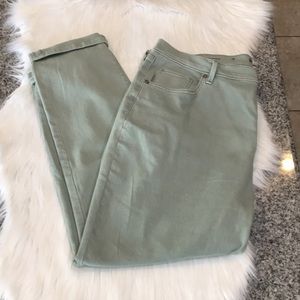 green Sonoma boyfriend jeans